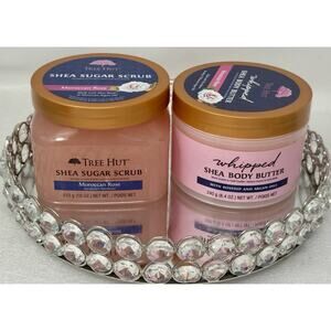 Tree Hit Shea Set Moroccan Rose Shea Sugar Scrub & Shea Body Butter w/Rosehip